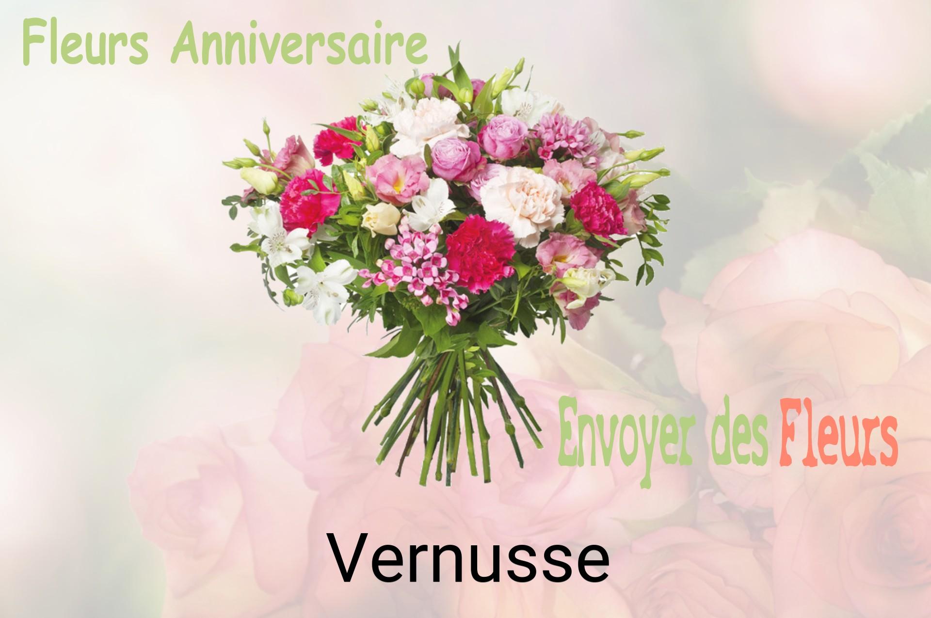 Bouquet de fleurs d’anniversaire livré à Vernusse