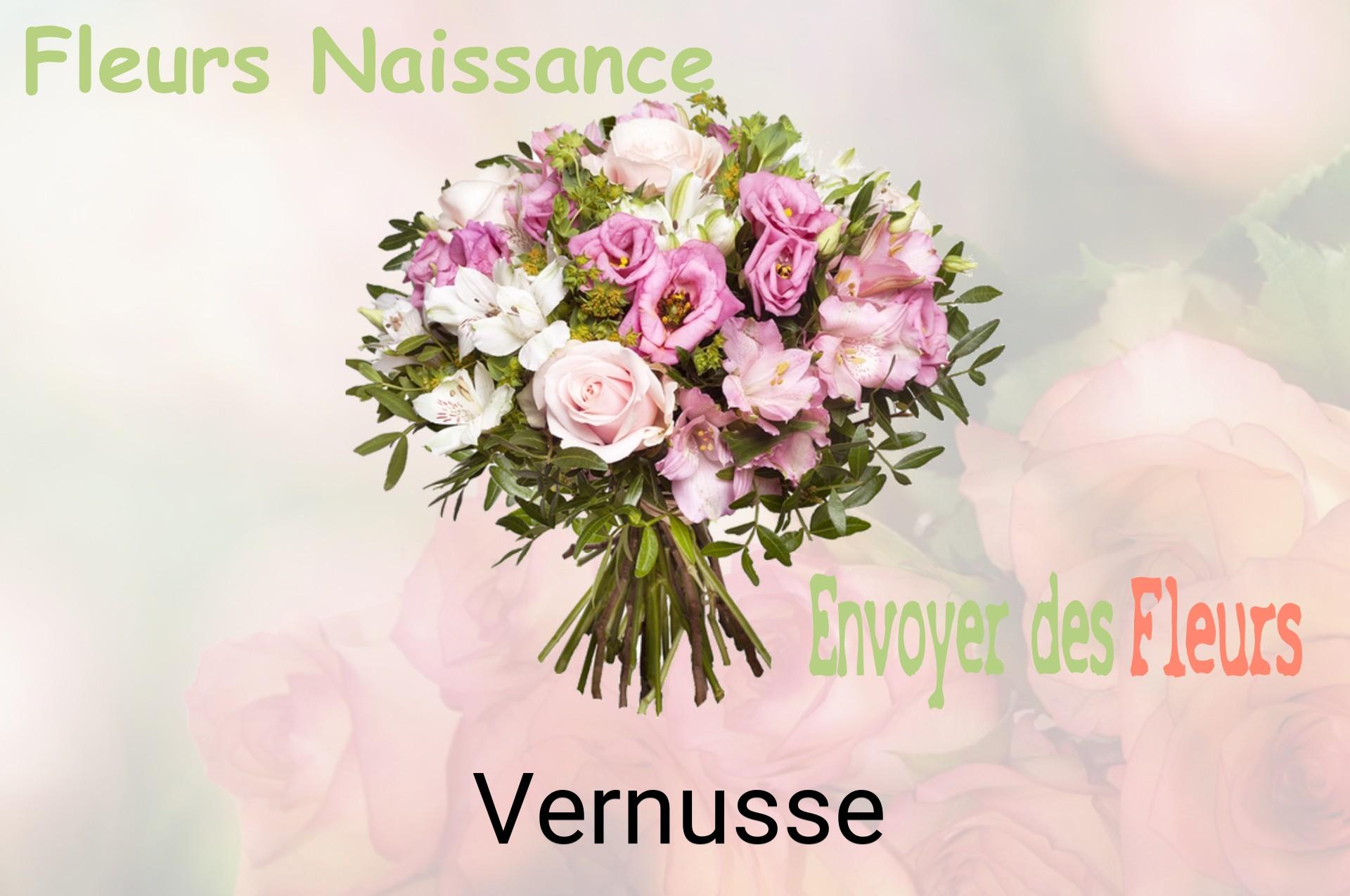 Bouquet de fleurs de naissance livré à Vernusse